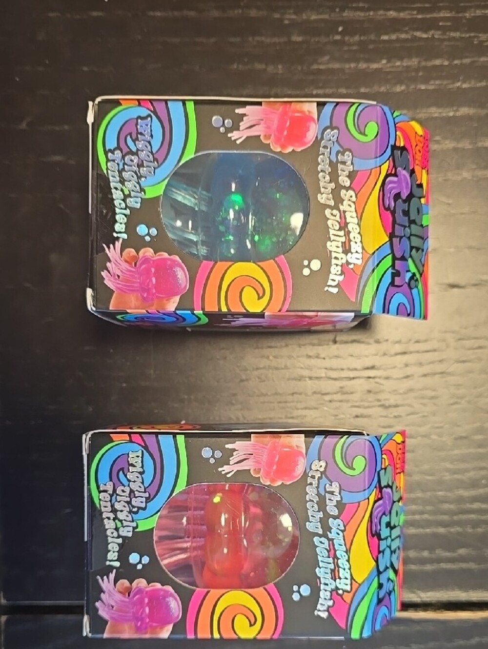 Schylling nee dog Blue and Pink Jelly Squish - Picture 3 of 5